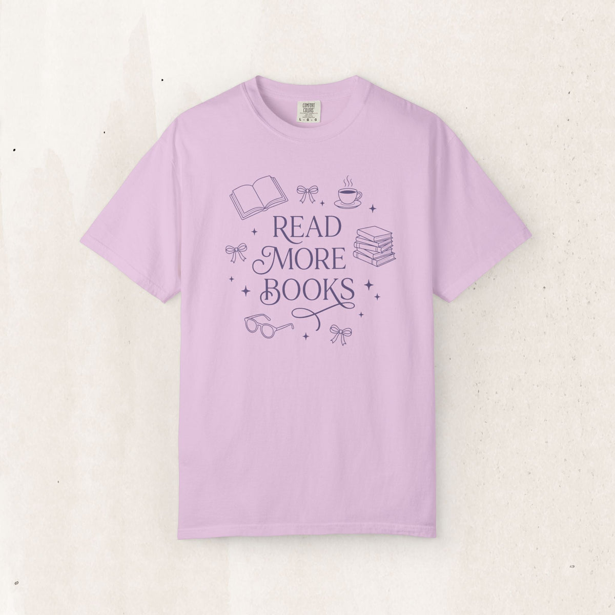 Read More Books Graphic Tee – Orchid