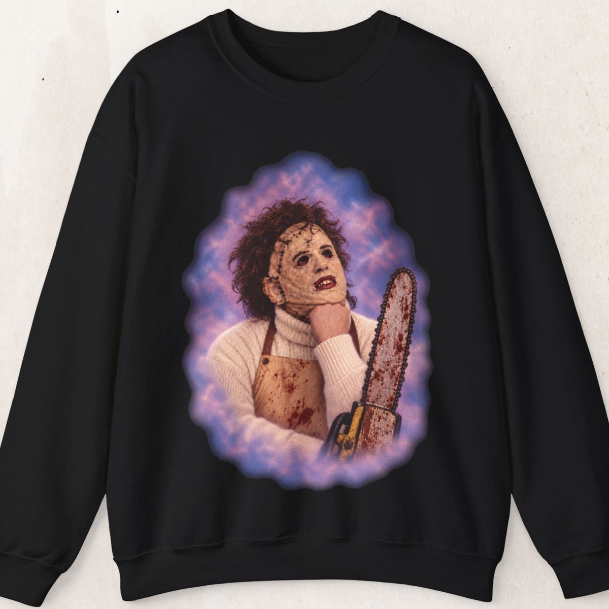 Leatherface 80's Glamour Shot Sweatshirt – Black