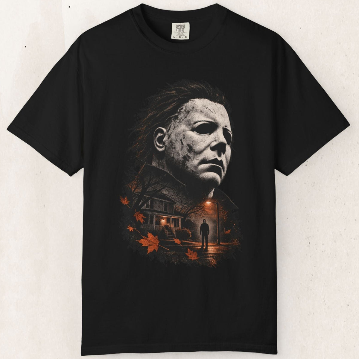 Michael Myers Graphic Horror Tee – Black