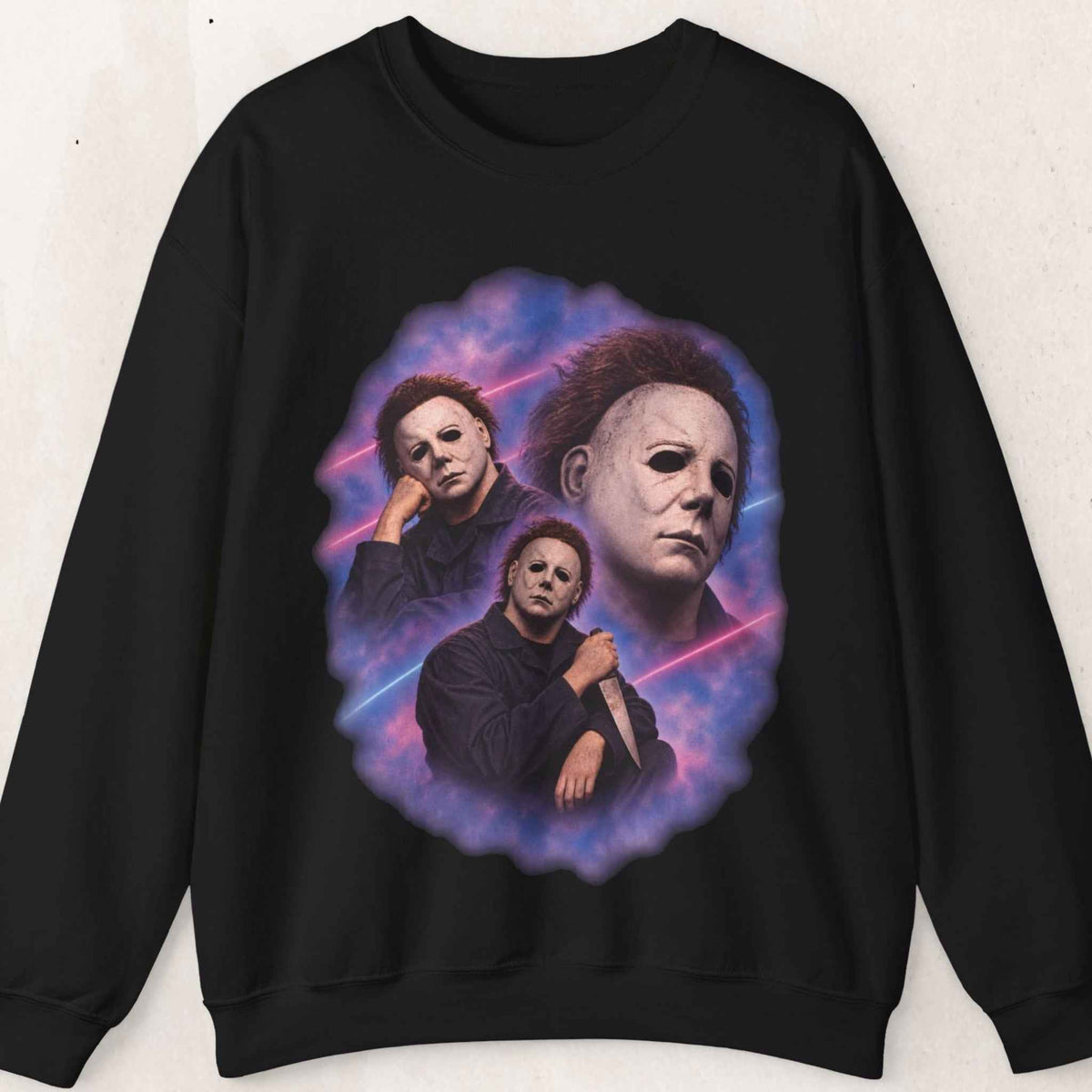 Michael Myers 80's Glamour Shot Sweatshirt – Black