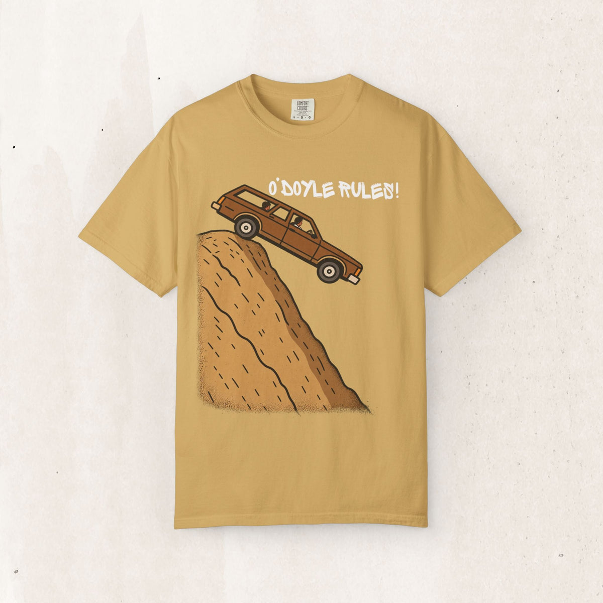 Billy Madison "O'Doyle Rules!" Graphic Tee – Mustard