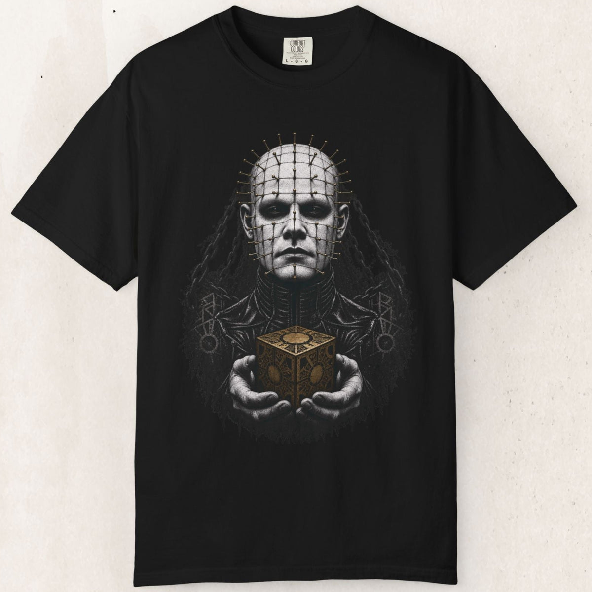 Pinhead with Lament Configuration Graphic Tee – Black