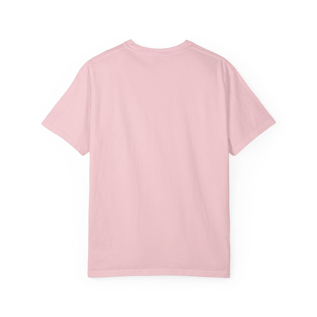 Wicked Thread Society light pink crew neck t-shirt shown from the back, featuring a simple, solid-colored design.