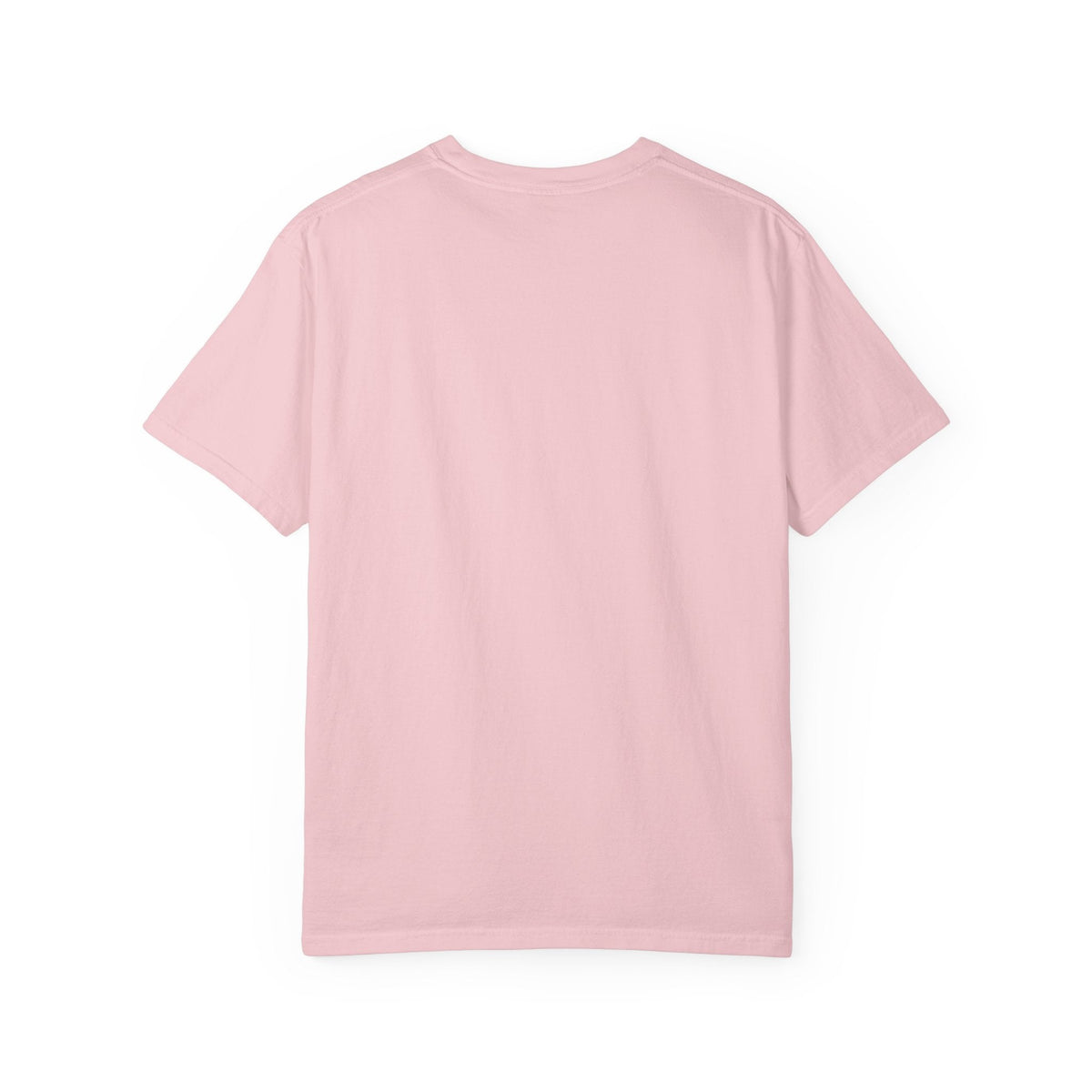 Wicked Thread Society light pink crew neck t-shirt shown from the back, featuring a simple, solid-colored design.