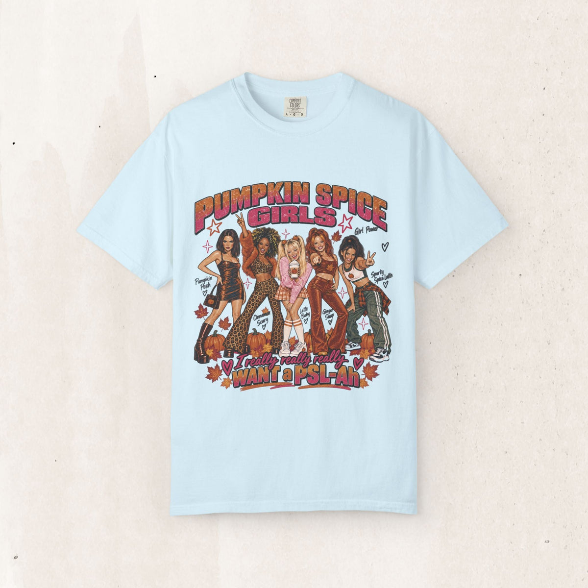 Pumpkin Spice Girl Graphic Tee – Chambray