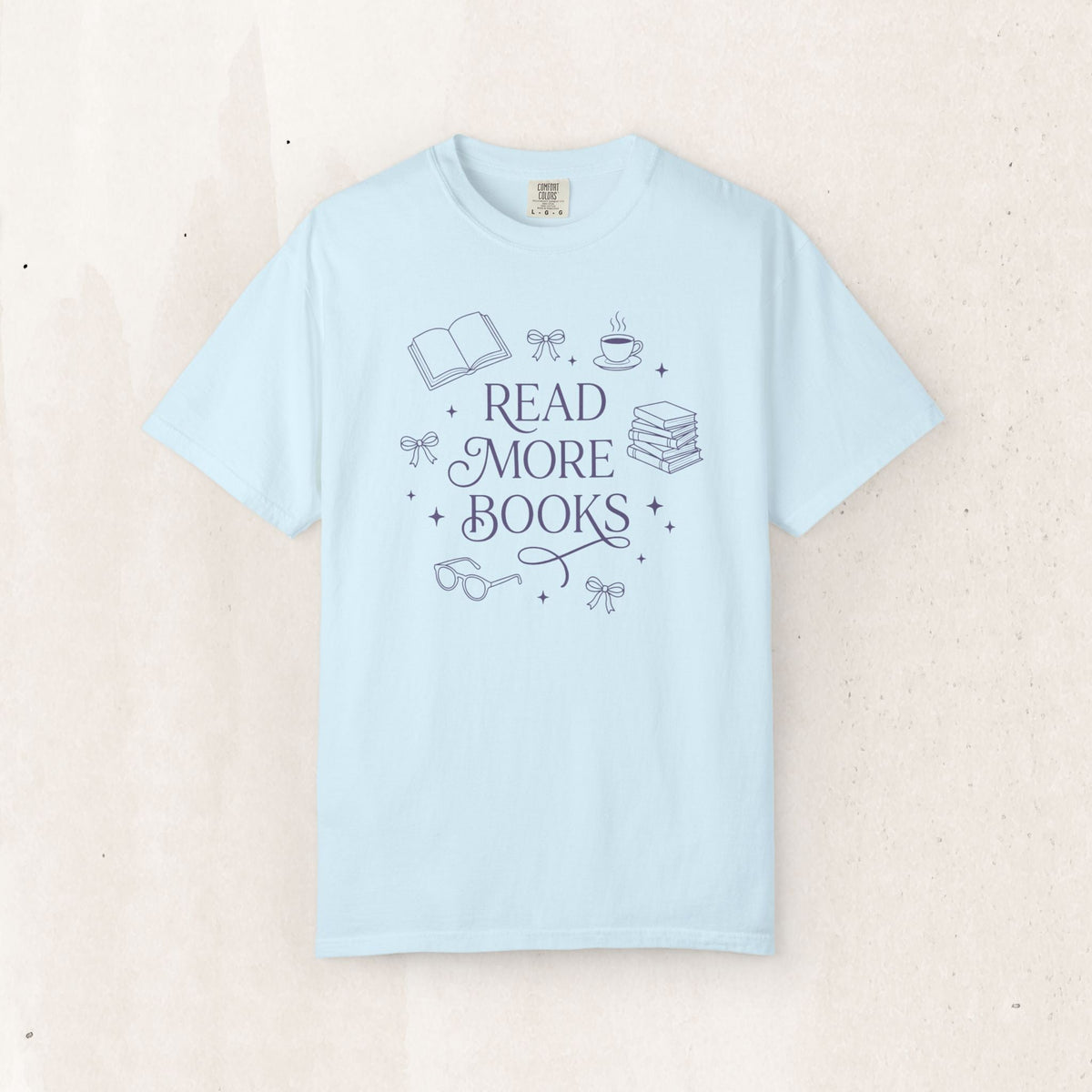 Read More Books Graphic Tee – Chambray