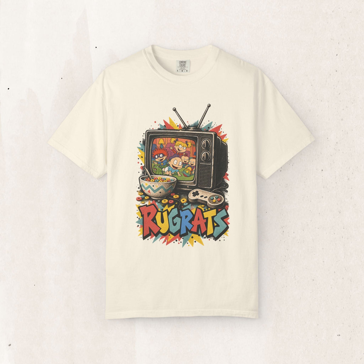 Rugrats Retro TV Graphic Tee – Ivory