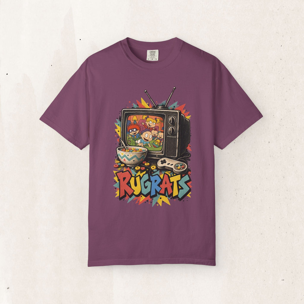 Rugrats Retro TV Graphic Tee – Berry