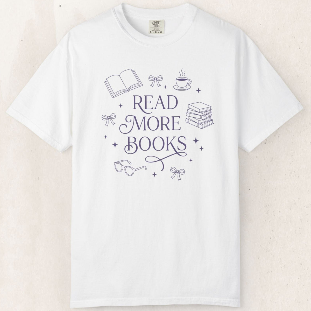 Read More Books Graphic Tee – White